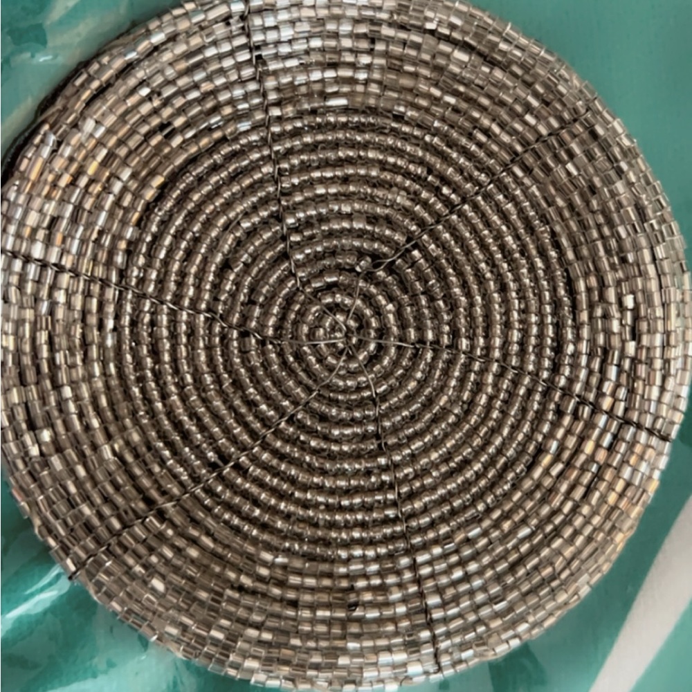 Silver coaster